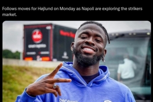 KOK捕鱼-罗马诺：那不勒斯与阿洛科达尔取得联系，后者是上赛季比甲金靴奖